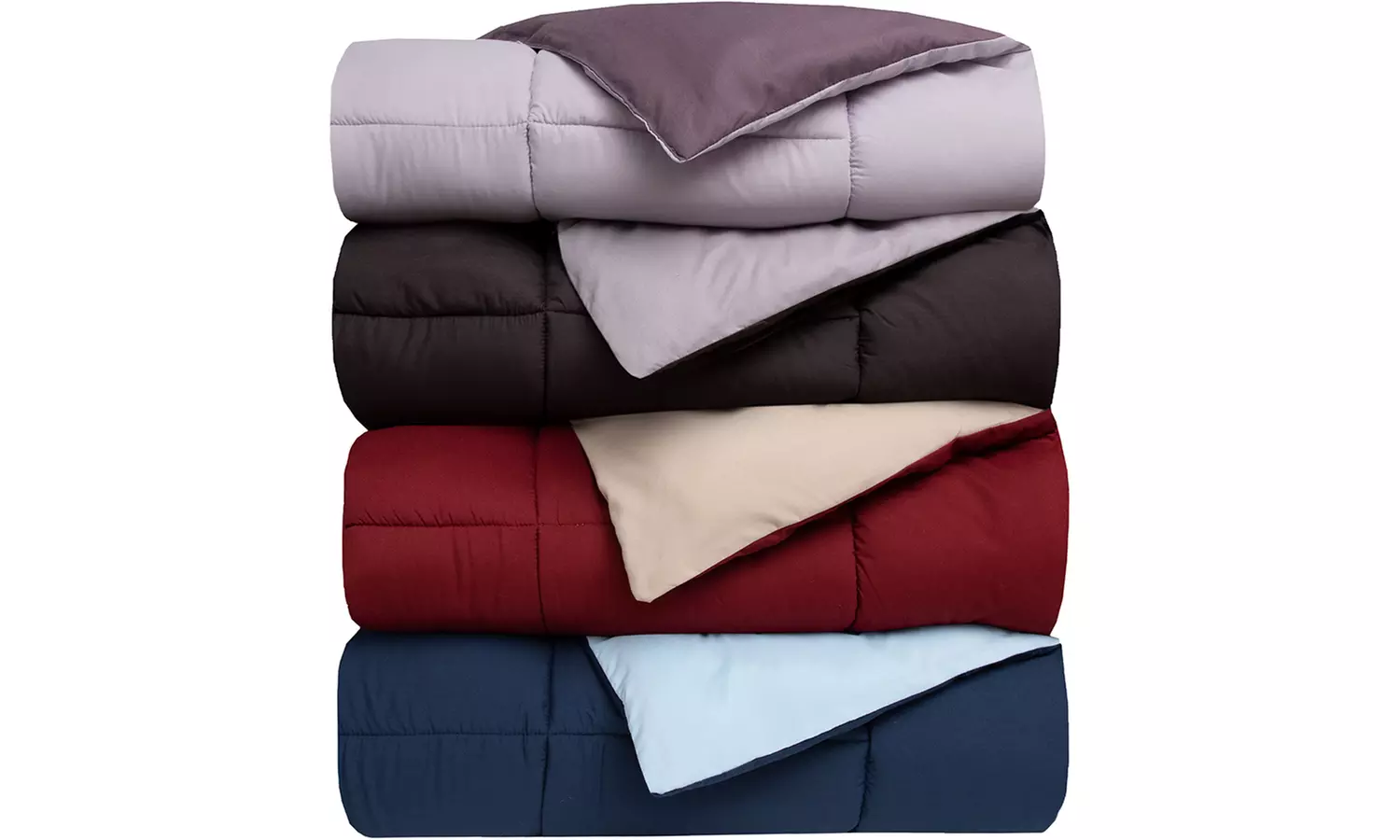 Elite Home Reversible Down Alternative Comforter - Primary Image