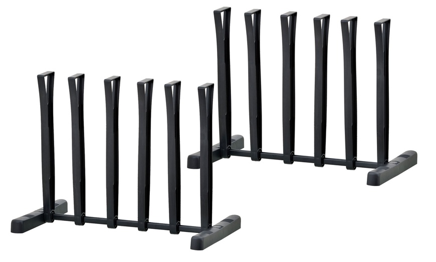 Image 3: Three-Pair Boot Storage Rack