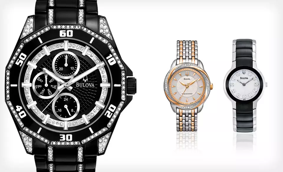 Bulova Men's and Women's Watches (Up to 62% Off). 12 Styles Available. Free Shipping. - Primary Image