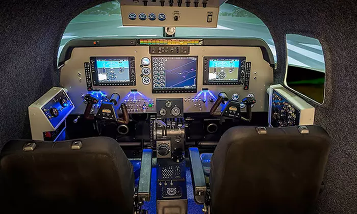 Motion Flight Simulator Experience for Two or Four With Pro Pilot from £39 at SoftekSim (Up to 55% Off) - Primary Image