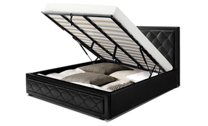 Gas Lift Storage Bed Frame 