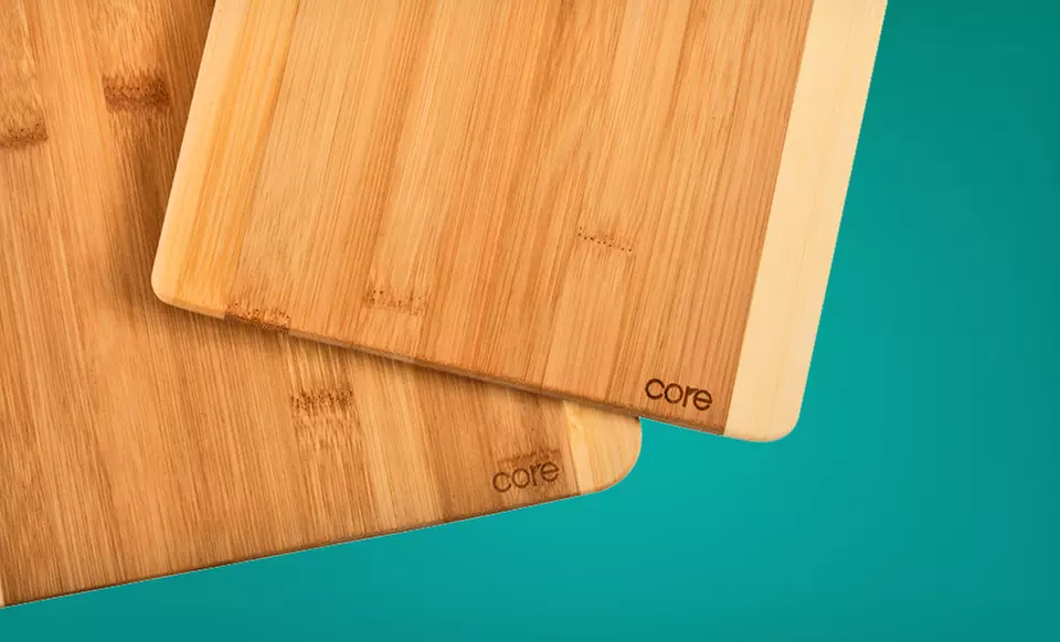 $7.99 for a Core Bamboo Set of 2 Dual-Tone Cutting Boards ($20 List Price). Free Returns. - Second Medium
