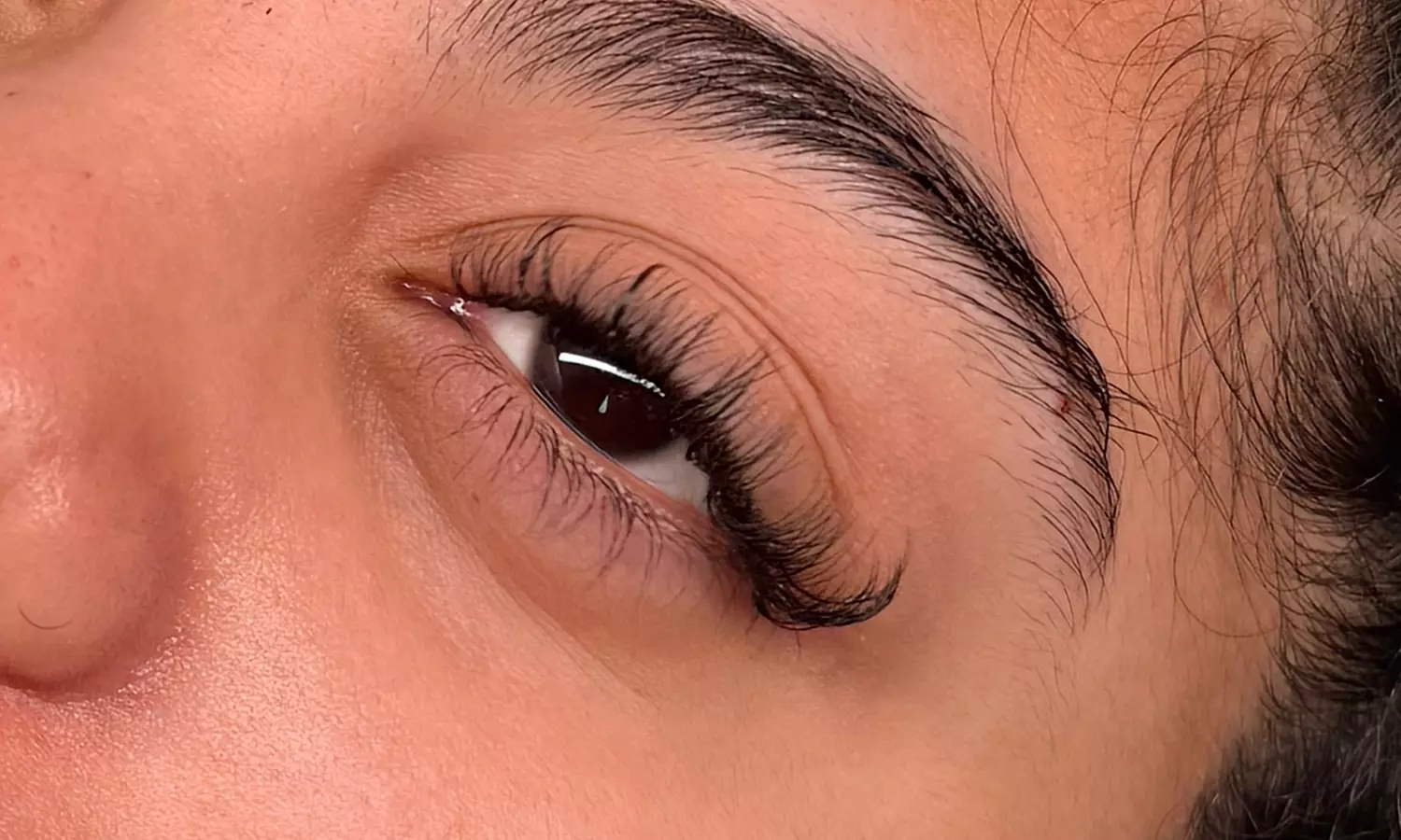 Get a Natural or Hybrid Eyelash Extension/Lash Extension with a Fill