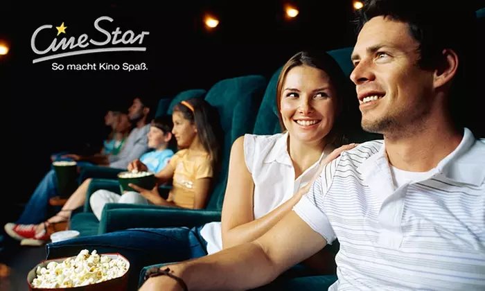 4 CineStar Kinogutscheine für alle Platzkategorien plus Popcorn (50% sparen*) - Primary Image