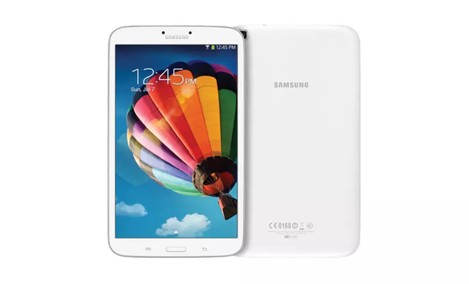 Samsung 8" Galaxy Tab 3 with 16GB Memory in White (SM-T3100) (Refurbished). Free Returns. - Primary Image