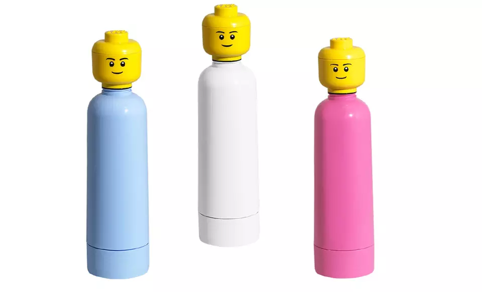 LEGO Water Bottle Two-Packs. Multiple Colors Available. - Primary Image