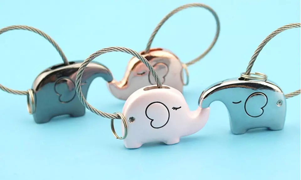 Elephant Love Keychain Set  - Primary Image