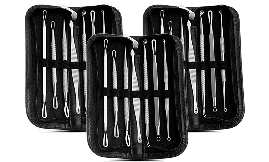 Image 5: Glamza Seven-Piece Blackhead, Pimple, Spot and Zit Removal Tool Kit