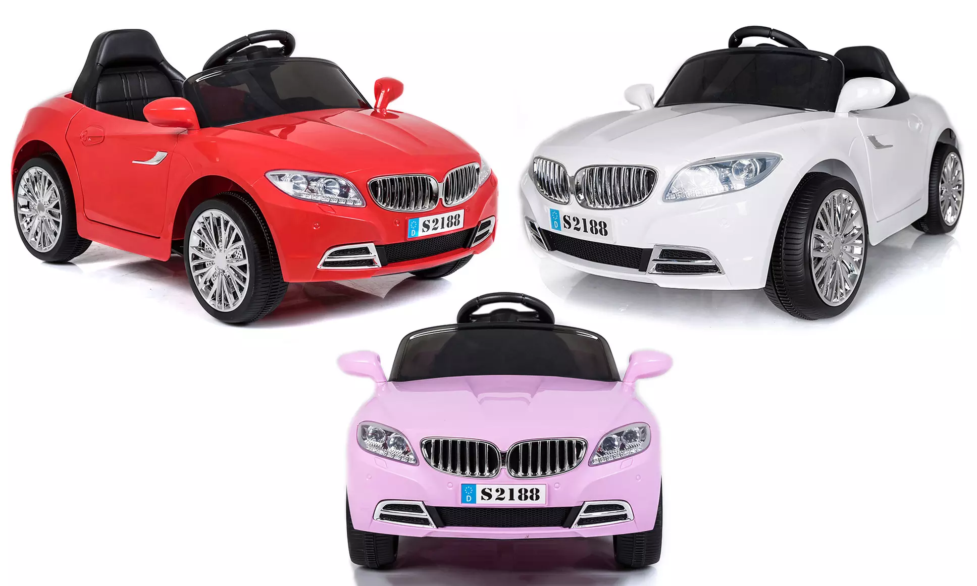 Voiture électrique pour enfants, à deux moteurs de 15 W et deux batteries de 6 V 4.5 AH - Primary Image