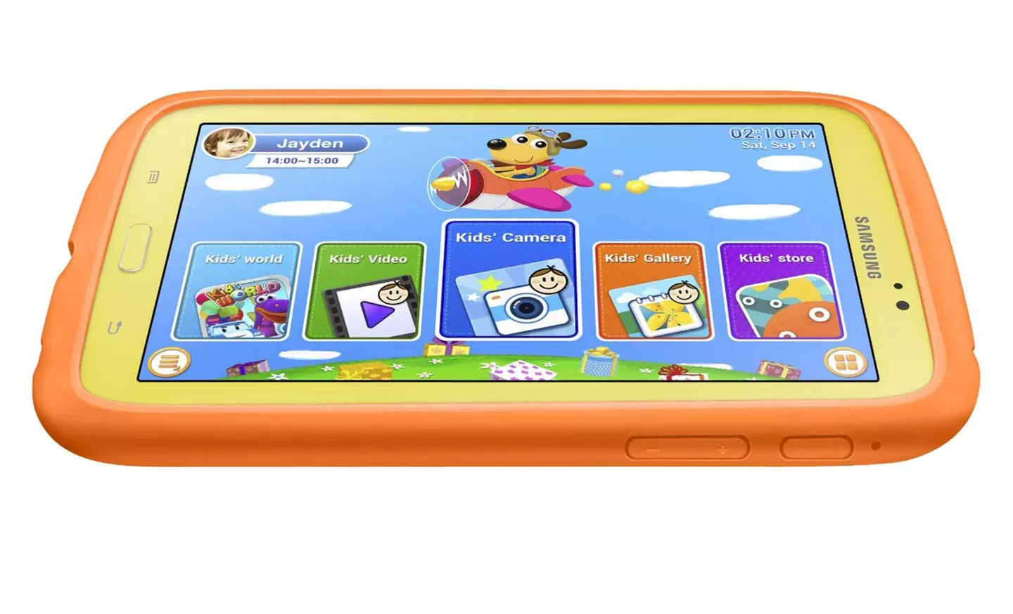 Samsung Galaxy Tab 3 7" Kids' 8GB Android Tablet with Bumper (Manufacturer Refurbished) - Second Medium
