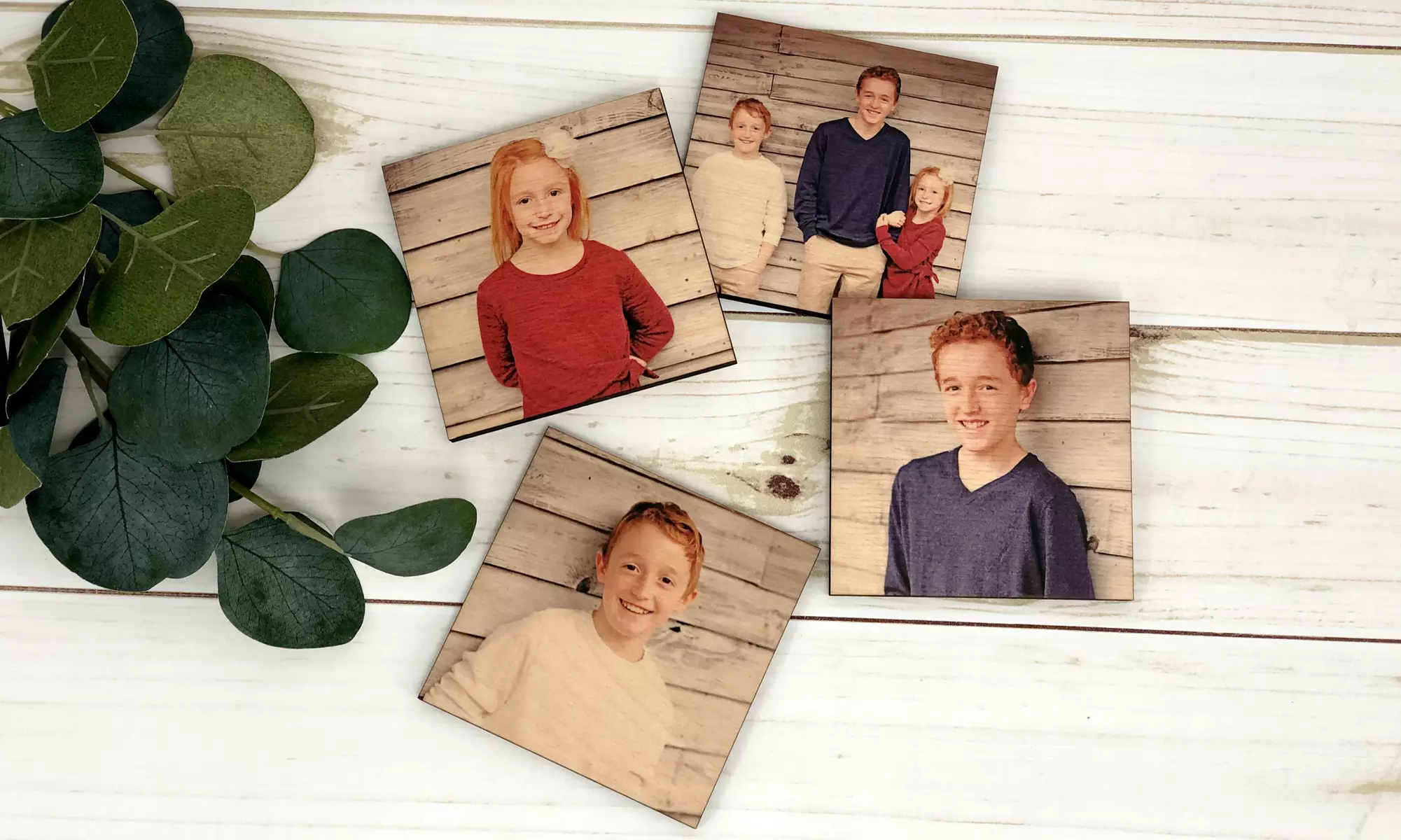 1, 2, 4, 6. 8, or 10 Custom 4x4'' Photo Wood Tiles from Picture It Custom (Up to 78% Off) - Second Medium