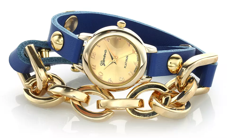 Geneva Platinum Women's Watches. Boyfriend and Romance Wrap Styles Available from $24.99–$29.99. Free Returns. - Second Medium