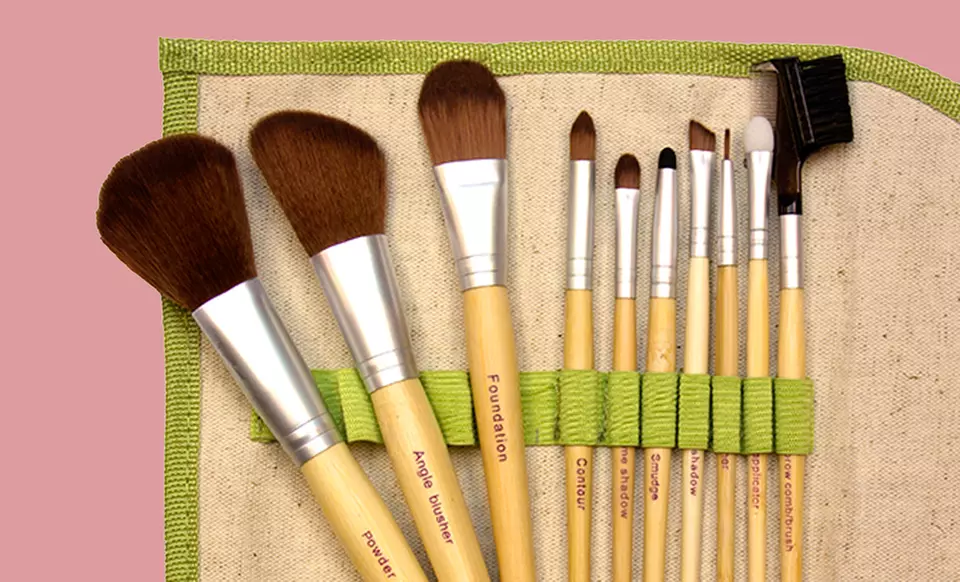 $13.99 for a 10-Piece Beaute Basics Eco-Friendly Makeup Brush Set ($84.95 List Price). Free Returns. - Second Medium