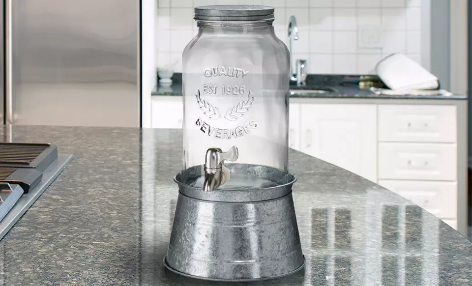 $34.99 for an Artland Oasis 1.5-Gallon Mason-Jar-Style Beverage Dispenser ($74 List Price). Free Shipping and Returns. - Primary Image