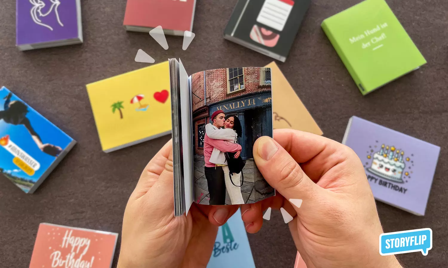 Personalisiertes Daumenkino aus eigenem Video mit hochwertigem Cover von Storyflip (bis 20% sparen) - Primary Image