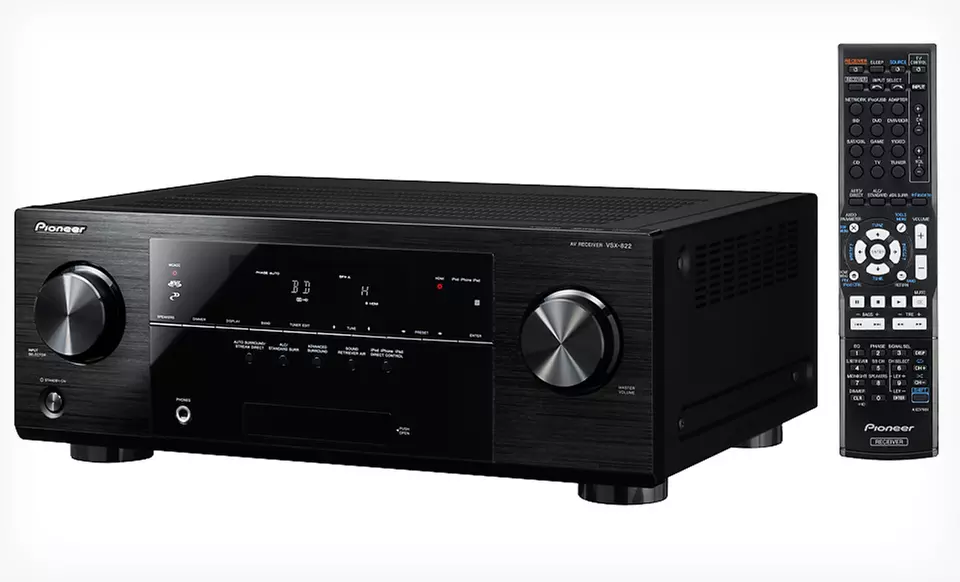 Pioneer receiver model # VSX-822 (no remote) not store Bluetooth compatible)