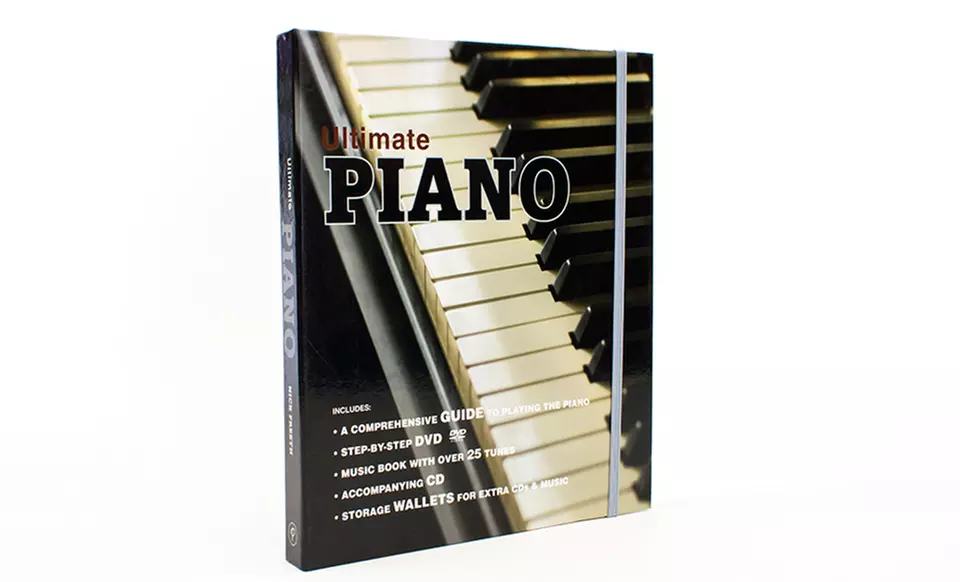 Ultimate Piano Beginner Instruction Book and DVD - Second Medium