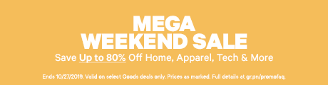 Mega Weekend Sale. Ends 10/27