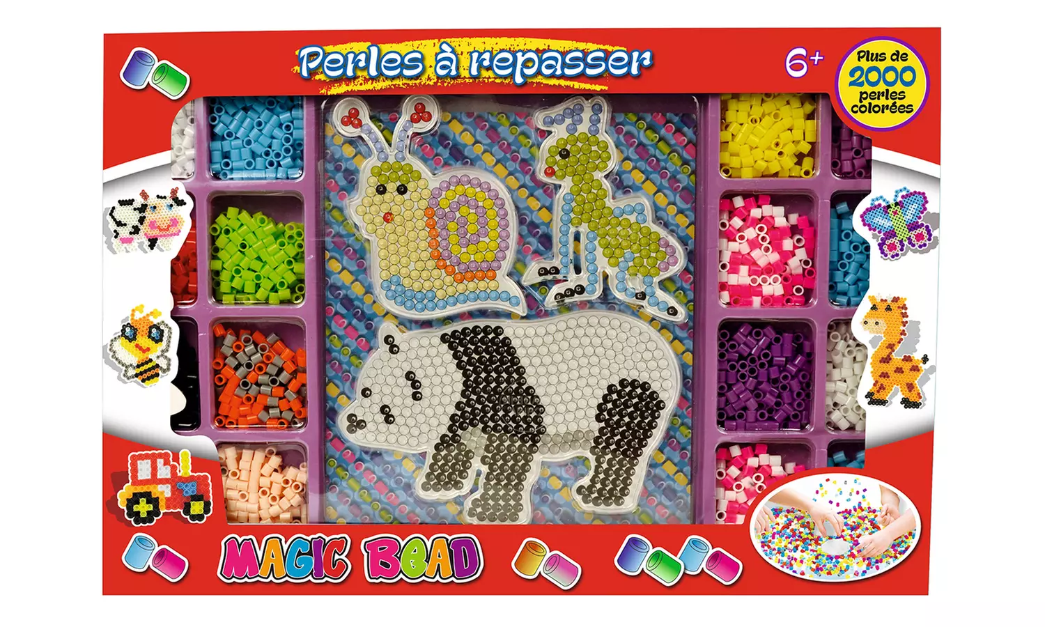 Kit de 2000 perles à repasser - Second Medium