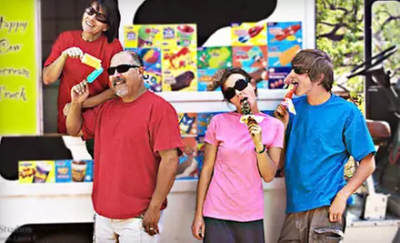 5 or 10 Treats from Happy Cow Ice Cream Truck (Up to 57% Off) - Primary Image