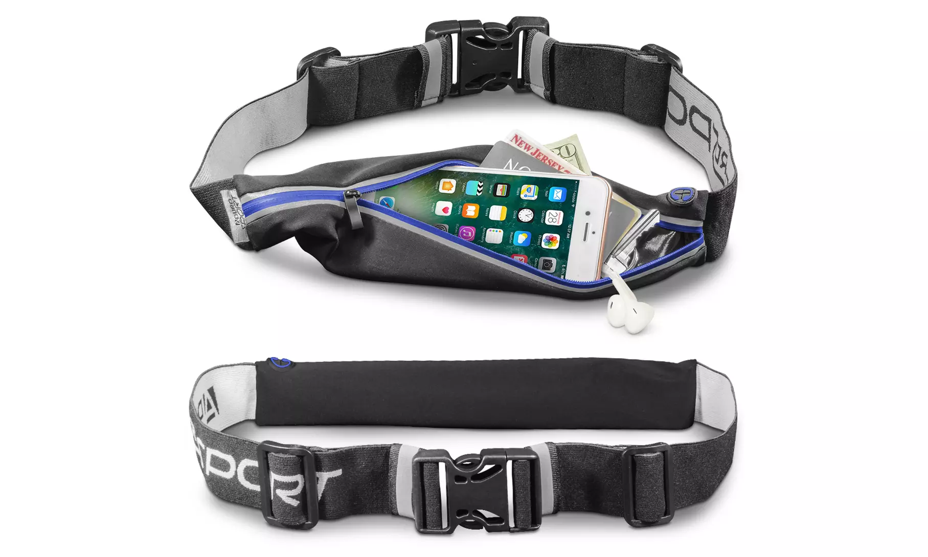 Aduro Sport Expandable Running Belt and Smartphone Pouch - Second Medium