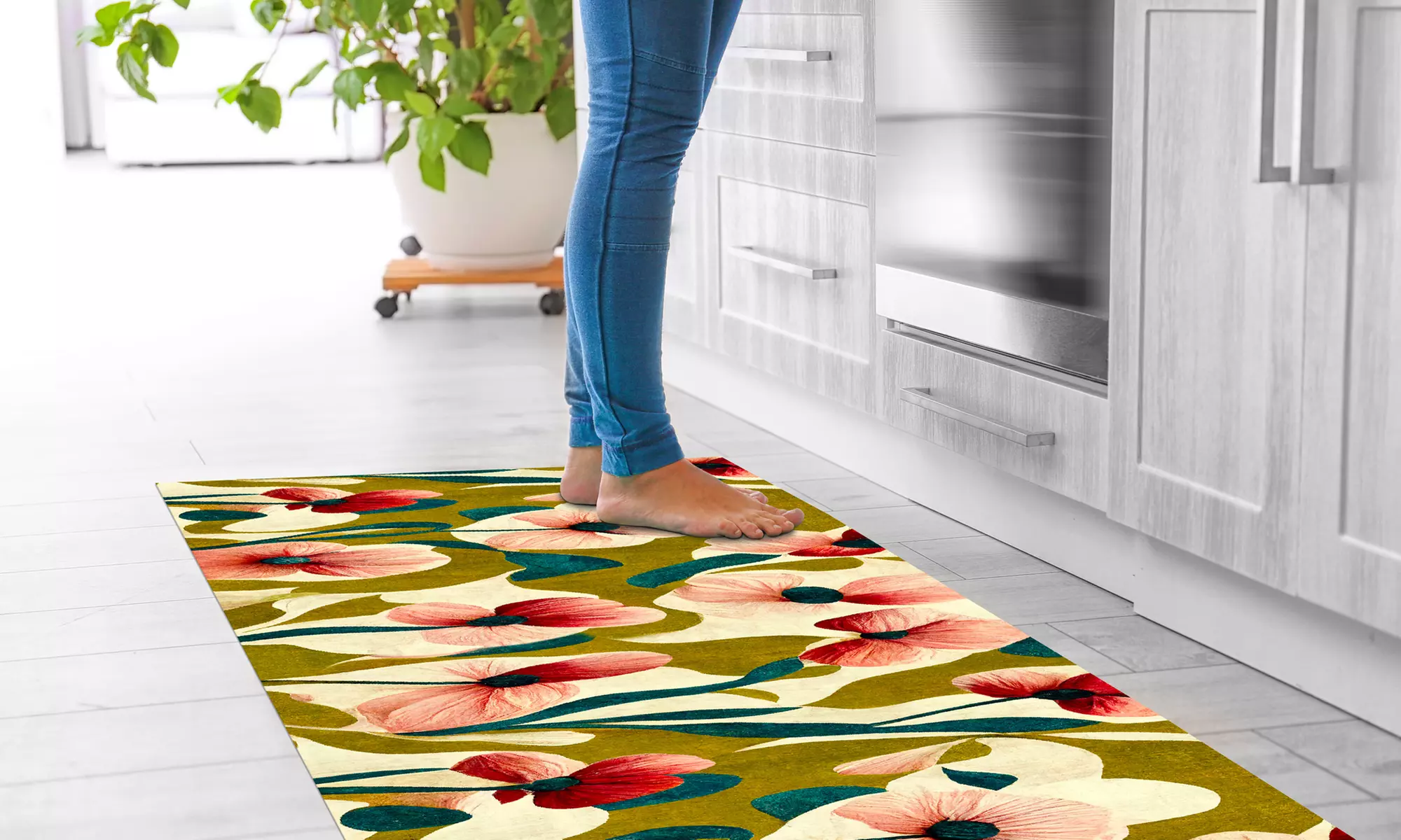 Rutschfester Teppichläufer