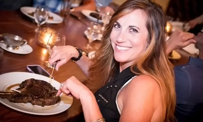 Three-Course Upscale Steakhouse Dinner with Wine at S Prime Steakhouse (Up to 43% Off). Two Options Available. - Primary Image