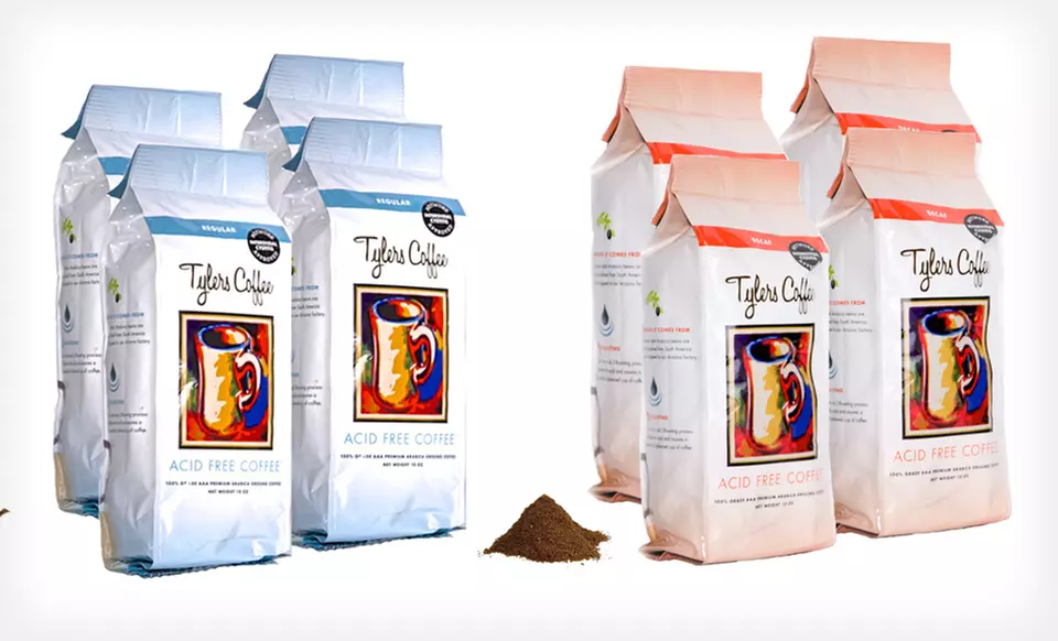 One or Four 10 Oz. Bags of Regular or Decaf Tylers Coffee (Up to 40% Off). Free Shipping on Orders of $15 or More. - Primary Image