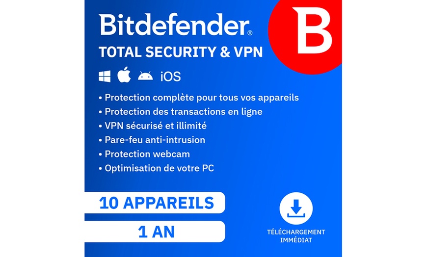 Image 4: Bitdefender Total Security pour 1 an