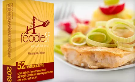 $20 for a Restaurant Gift-Card Pack from Foodie SF Peninsula Edition ($43 Value) - Primary Image