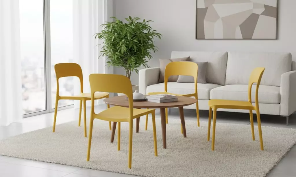 Set di 4 sedie da esterno