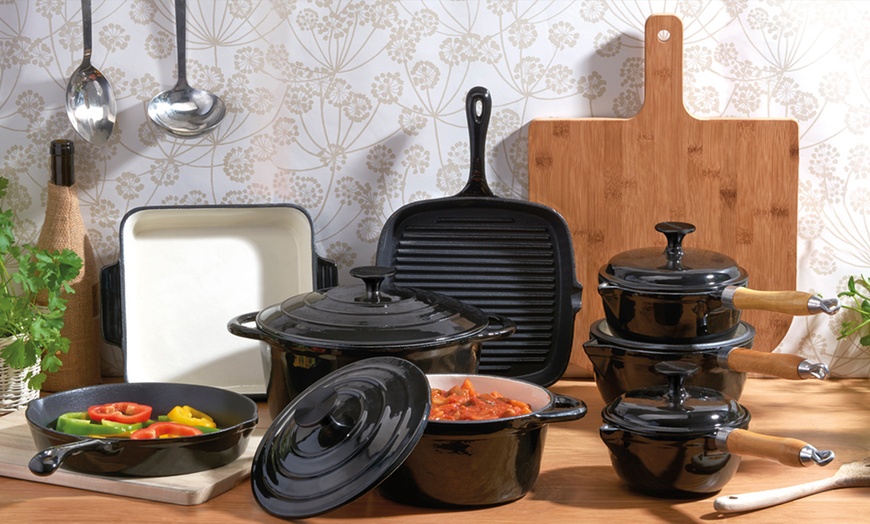 Image 4: Cooks Professional Cast Iron Set