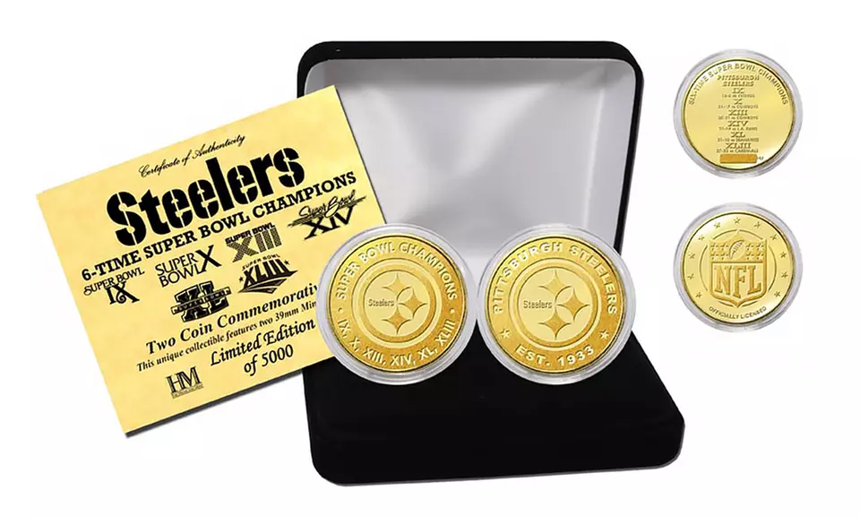 NFL Super Bowl Multiple-Champion Coin Set - Second Medium