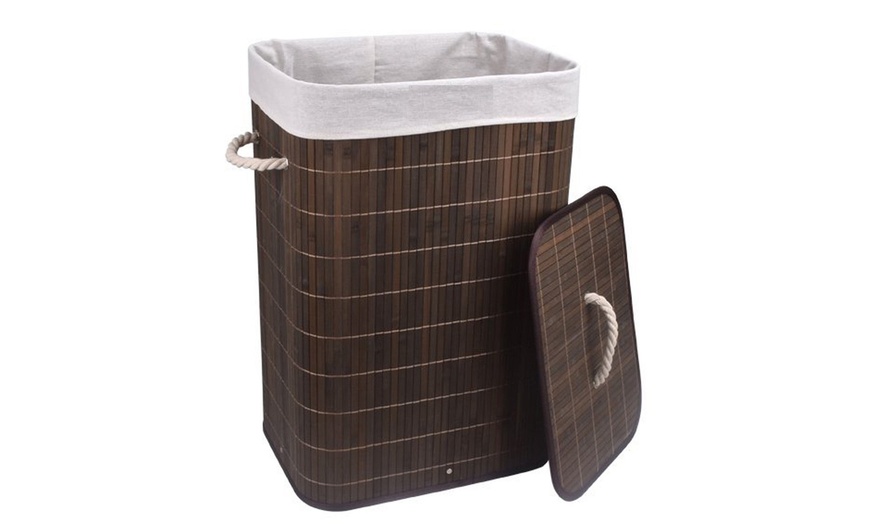 Image 7: Bamboo Laundry Basket