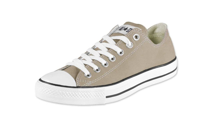 converse taupe basse