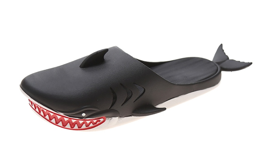 Image 3: Funny Shark Slippers