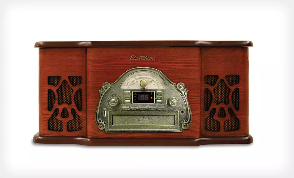 Electrohome Retro-Turntable Stereo System (Up to 45% Off). Two Options Available. Free Shipping and Free Returns. - Second Medium