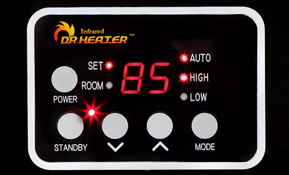 $115 for a Dr. Heater Infrared Space Heater with Remote ($249.99 List Price). Free Shipping and Free Returns. - Second Medium