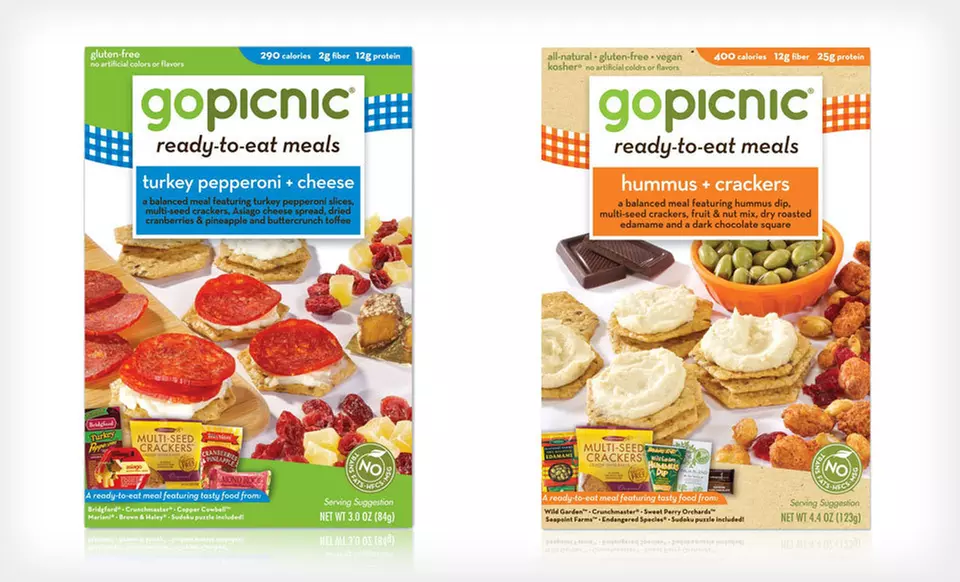 $36 for 12 GoPicnic Ready-to-Eat Meals ($59.88 List Price). Four Options Available. Free Shipping. - Second Medium