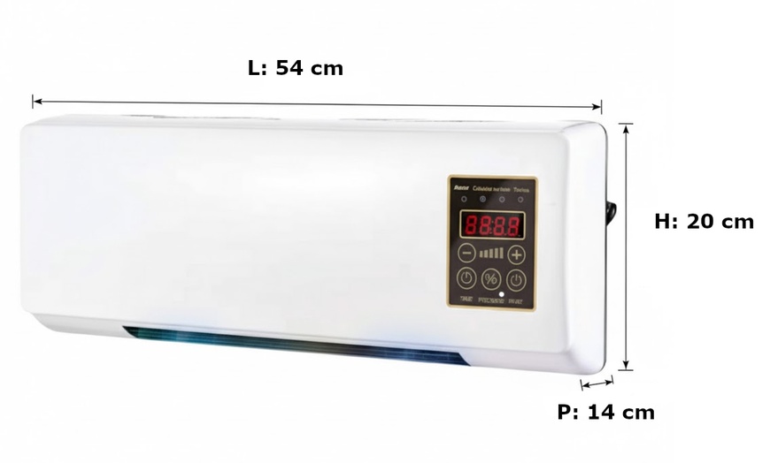 Image 3: Termoventilatore elettrico da 2000W