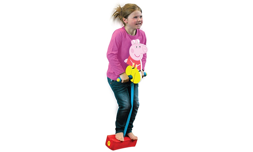 Image 1: Peppa Pig Jump and Squeak Pogo