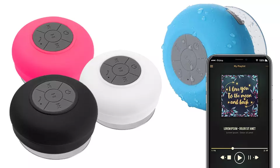 Haut-parleur de douche Bluetooth - Primary Image