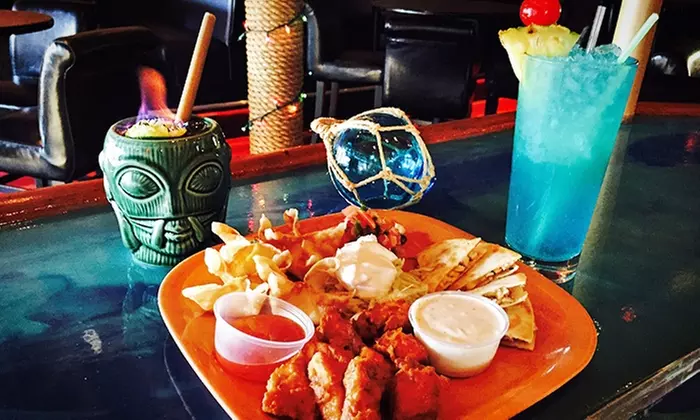 Two Appetizers and One Volcano Bowl at Taha'a Twisted Tiki (50% Off) - Second Medium