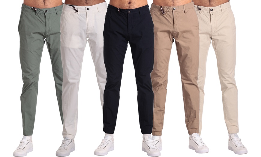 Image 1: Pantaloni Uomo Sartoriali Borghese