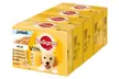 Pedigree 4x 12er- oder 84er-Set Nassfutter im Beutel für ausgewachsene Hunde oder Welpen in Soße oder Gelee - Second Medium