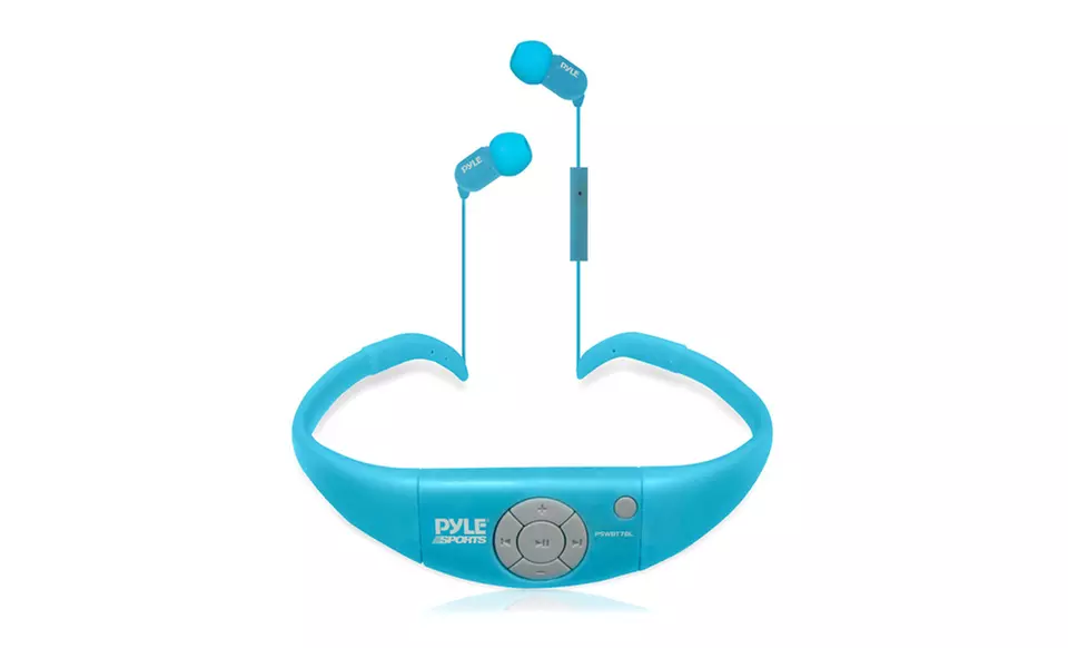 Pyle Active Sport Waterproof Bluetooth Headphones with Mic and Remote - Second Medium