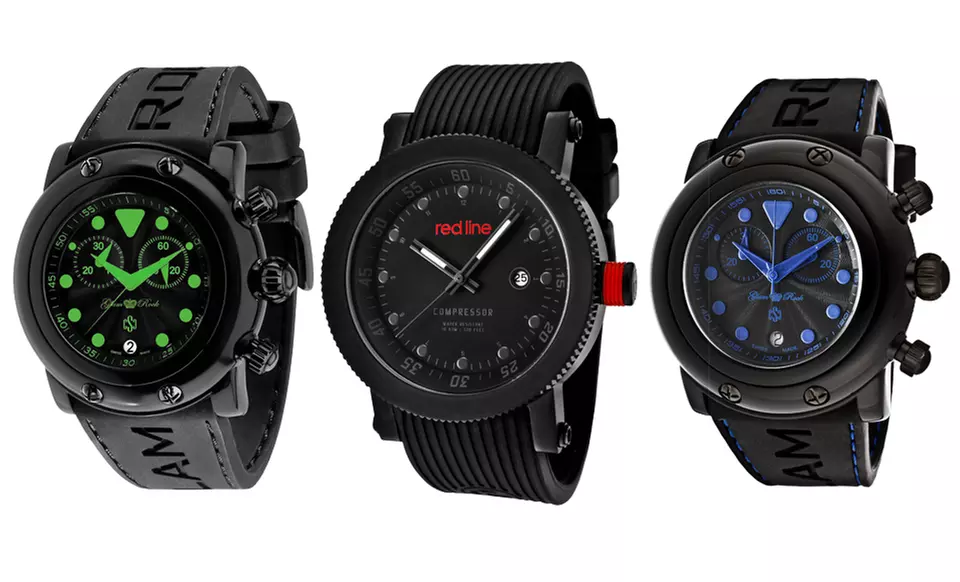 Men’s and Women’s Black Watches (Up to 93% Off). Seventeen Options Available. Free Shipping and Free Returns. - Second Medium