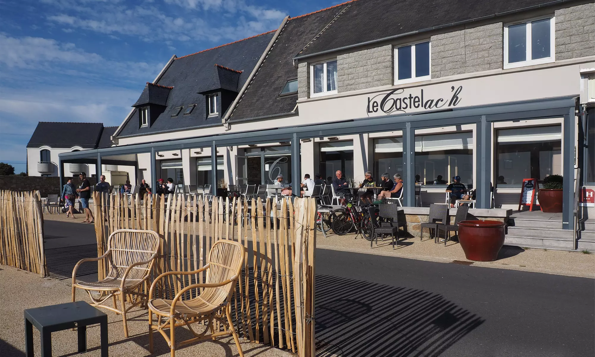 Plouguerneau : chambre double vue mer avec petit-déjeuner en option