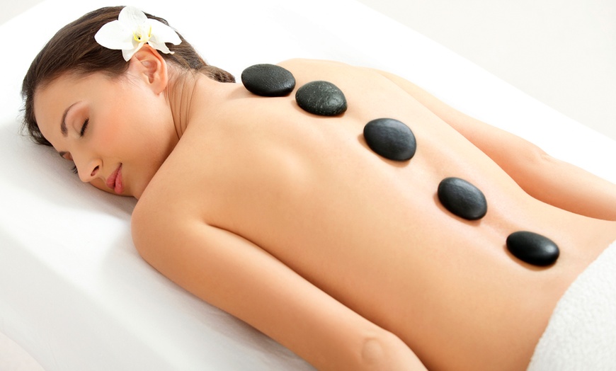 Image 1: Hot Stone Massage with Back Scrub at Massage On Darby