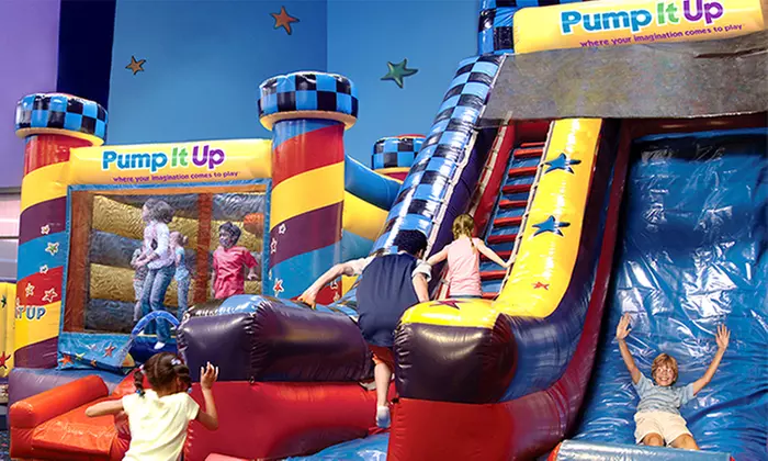 $8 for Two Groupons, Each Good for One Open Bounce Session at  Pump It Up ($14 Value) - Primary Image